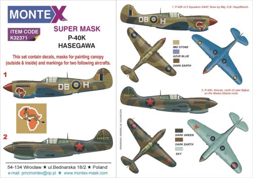 Przejdź do produktu MONTEX K32371 - 1:32 Curtiss P-40K