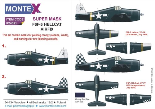 Przejdź do produktu MONTEX K24091 - 1:24 F6F-5 Hellcat
