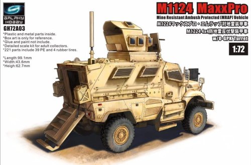 Przejdź do produktu GALAXY HOBBY GH72A03 - 1:72 M1224 MaxxPro w/O-GPK Turret