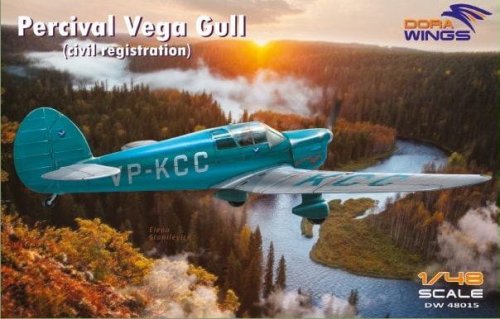 Przejdź do produktu DORA WINGS DW 48015 - 1:48 Percival Vega Gull (civil registration)