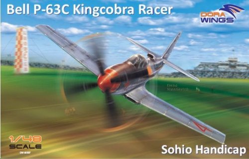 Przejdź do produktu DORA WINGS DW 48007 - 1:48 Bell P-63C Kingcobra Racer