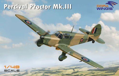 Przejdź do produktu DORA WINGS DW 48006 - 1:48 Percival Proctor Mk.III