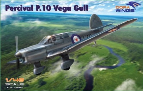 Przejdź do produktu DORA WINGS DW 48005 - 1:48 Percival P.10 Vega Gull