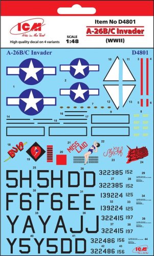 Przejdź do produktu ICM D4801 - 1:48 A-26B/C Invader (WWII)