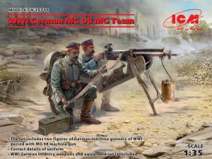 ICM 35711 - 1:35 WWI German MG08 MG Team