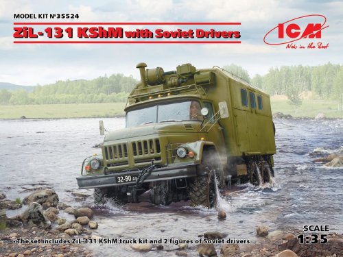 Przejdź do produktu Icm 35524 - 1:35 ZiL-131 KShM with Soviet Drivers