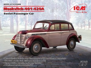 ICM 35484 - 1:35 Moskvitch-401-420A Soviet Passenger Car