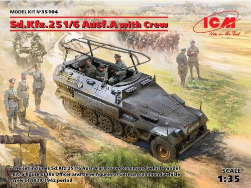 Przejdź do produktu ICM 35104 - 1:35 Sd.Kfz.251/6 Ausf.A with Crew
