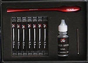 BORDER BD0050 - Zestaw 7 rysików do linii podziału wraz z uchwytem (czerwonym)