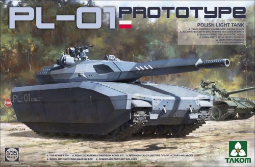 Przejdź do produktu TAKOM 2127 - 1:35 PL-01 Prototype Polish Light Tank