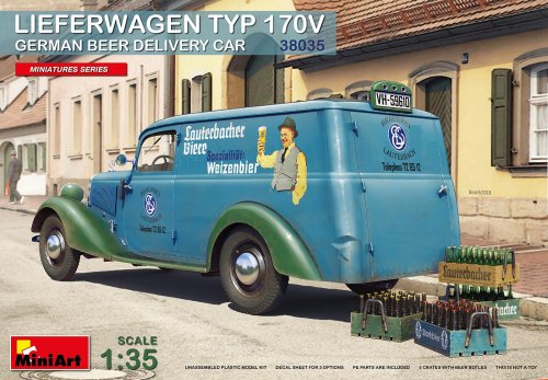 Przejdź do produktu MINIART 38035 - 1:35 Lieferwagen Typ 170V German Beer Delivery Car
