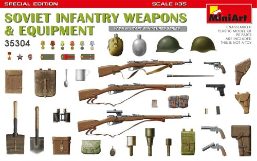 Przejdź do produktu MINIART 35304 - 1:35  Soviet Infantry Weapons & Equipment - Special Edition