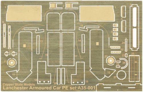 Przejdź do produktu COPPER STATE MODELS CSM A35001 - 1:35 Lanchester AC PhotoEtch Set