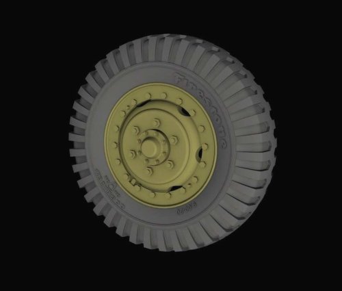 Przejdź do produktu PANZERART RE35-525 - 1:35 Front Road wheels for M3 Half Track (Firestone)