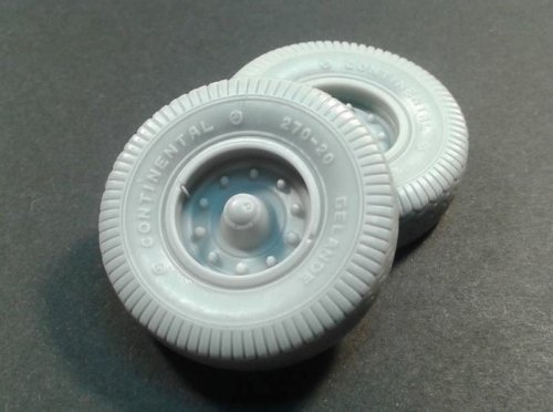 Przejdź do produktu PANZERART RE35-504 - 1:35 Sd.Kfz 9 front road wheels (Continental No 1)