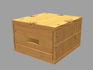 PANZERART RE35-379 - 1:35 US Ammo Boxes for 0,5 ammo (wooden pattern)