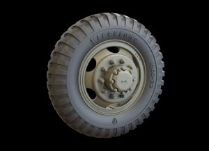 PANZERART RE35-373 - 1:35 White 666 Road Wheels (Firestone