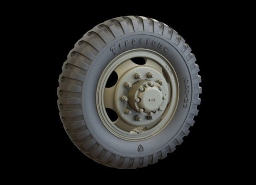 Przejdź do produktu PANZERART RE35-373 - 1:35 White 666 Road Wheels (Firestone