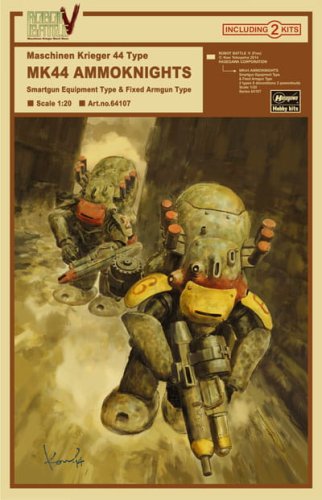 Przejdź do produktu HASEGAWA 64107 - 1:20 MK44 Ammoknights - 2 kits in the box