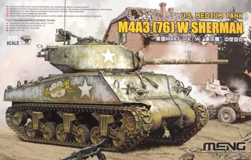 Przejdź do produktu MENG MODEL TS043 - 1:35 M4A3 76 (W) Sherman US Medium Tank
