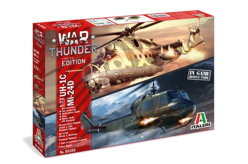 Przejdź do produktu ITALERI 35103 - 1:72 War Thunder - UH-1C & Mi-24D