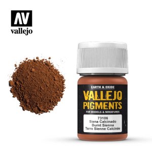 VALLEJO 73106 - Pigment Burnt siena 30 ml