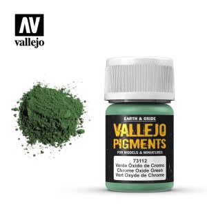 VALLEJO 73112 - Pigment Chrome oxide green 30 ml