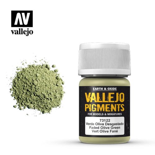Przejdź do produktu VALLEJO 73122 - Pigment Faded Olive Green 30 ml