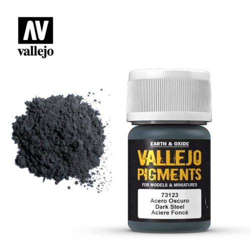 Przejdź do produktu VALLEJO 73123 - Pigment Dark Steel 30 ml