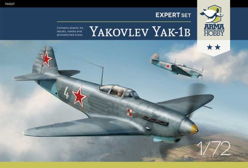 Przejdź do produktu ARMA HOBBY 70027 - 1:72 Yakovlev Yak-1B Expert Set