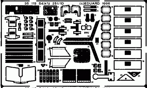 Przejdź do produktu EDUARD 35113 - 1:35 Sd.Kfz.251/1 Ausf.D