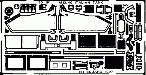 Przejdź do produktu EDUARD 35161 - 1:35 M-13/40 Italian Tank