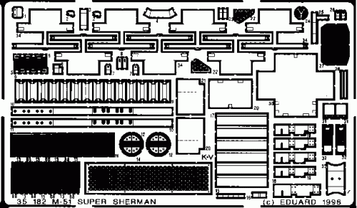Przejdź do produktu EDUARD 35182 - 1:35 M-51 Super Sherman