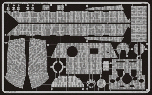 Przejdź do produktu EDUARD 35425 - 1:35 Zimmerit Panther Ausf.A