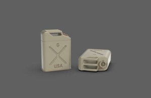 EUREKA XXL E-049 - 1:35 Kanistry US Army do paliwa II WŚ set 1