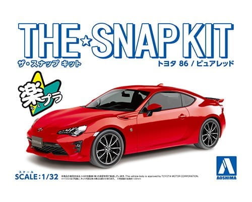 Przejdź do produktu AOSHIMA 05755 - 1:32 Toyota 86 - Red  Snapkit