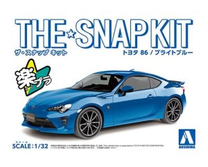 AOSHIMA 05754 - 1:32 Toyota 86 - Blue Snapkit