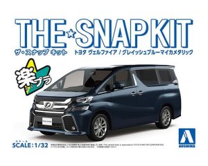 AOSHIMA 05633 - 1:32 Totota Vellfire - Blue Snapkit