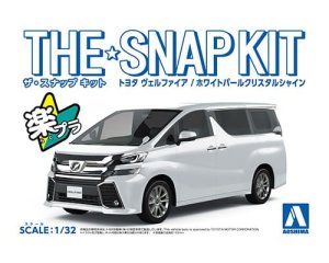 AOSHIMA 05630 - 1:32 Toyota Vellfire - White Snapkit