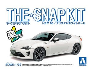 AOSHIMA 05418 - 1:32 Toyota 86 - White Snapkit