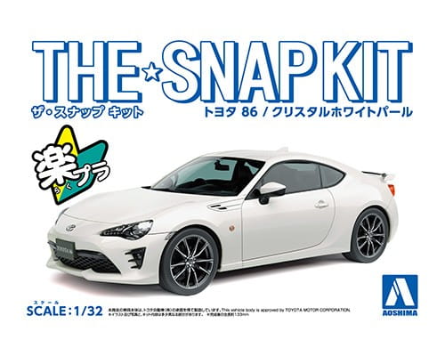 Przejdź do produktu AOSHIMA 05418 - 1:32 Toyota 86 - White Snapkit