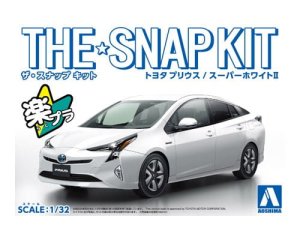 AOSHIMA 05416 - 1:32 Toyota Prius - White Snapkit