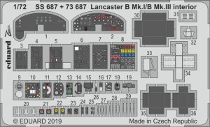 EDUARD SS687 - 1:72 Lancaster B Mk.I/B Mk.III interior