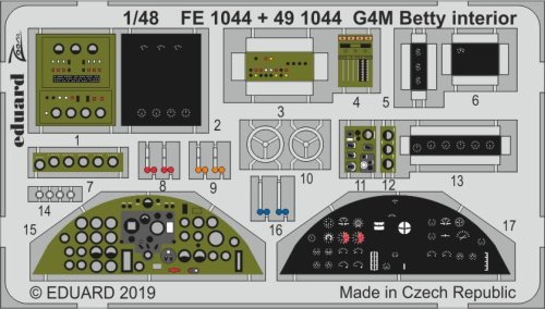 Przejdź do produktu EDUARD FE1044 - 1:48 G4M Betty interior