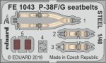 EDUARD FE1043 - 1:48 P-38F/G seatbelts - Steel