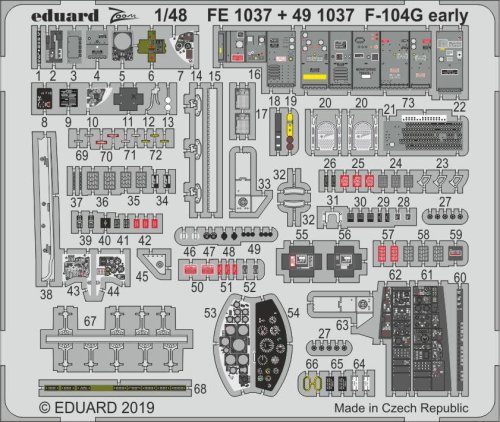 Przejdź do produktu EDUARD FE1037 - 1:48 F-104G early