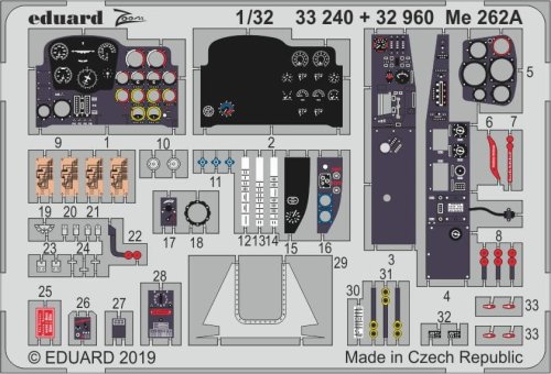 Przejdź do produktu EDUARD 33240 - 1:32 Me 262A