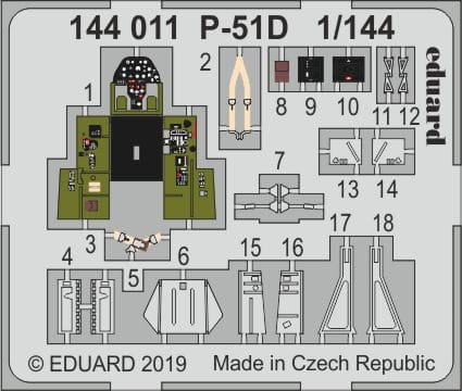 Przejdź do produktu EDUARD 144011 - 1:144 P-51D