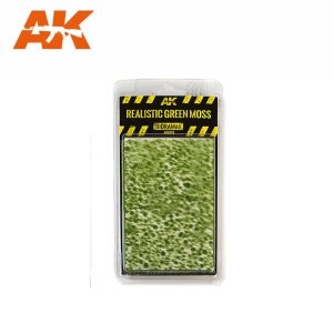 AK INTERACTIVE 8132 - Realistic Green Moss - realistyczny zielony mech