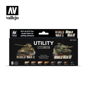 VALLEJO 70201 - Utility Paint Set WWII & WWIII